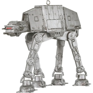 Hallmark Keepsake Christmas Ornament, Star Wars: The Empire Strikes Back There is No Try with Sound, Gifts for Star Wars Fans(Imperial AT-AT Walker)