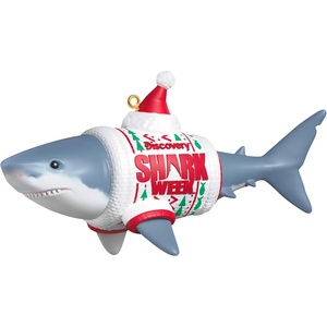 Hallmark Keepsake Christmas Ornament, The Big Lebowski The Dude with Sound, Movie Gifts(Discovery Shark Week)