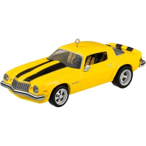 Hallmark Keepsake Christmas Ornament, The Car’s the Star Transformers 1976 Chevrolet Camaro Bumblebee, Metal, Movie Gifts(1976 Chevrolet Camaro Bumblebee)
