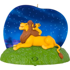 Hallmark Keepsake Disney Christmas Ornament, Minnie Mouse Sunny Chic, Gifts for Disney Fans(The Lion King)
