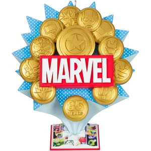Hallmark Keepsake Marvel Christmas Ornament, X-Men Wolverine Defeats Sentinel Funko POP! with Light, Gifts for Marvel Fans(Celebrating 85 Years)