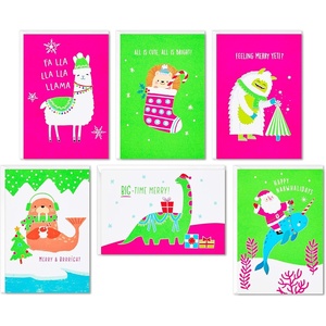 Hallmark Pastel Boxed Christmas Card Assortment (24 Cards and Envelopes) Hope, Unity, Kindness(Bright Holiday Card Assortment)
