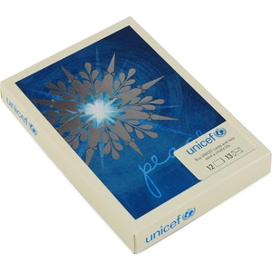 Hallmark UNICEF Christmas Boxed Cards, Star (12 Cards and 13 Envelopes)(Star)