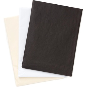 Hallmark White, Black and Ivory Bulk Tissue Paper (120 Sheets) for Gift Bags, Weddings, Graduations, Valentine’s Day, Christmas(White  Black  Ivory)
