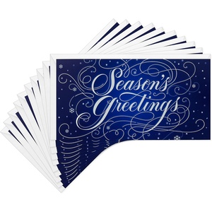 Hallmark and Venmo Christmas Greeting Cards (2 Cards with Envelopes) Happy Holidays(Season’s Greetings  Pack of Money Holders)