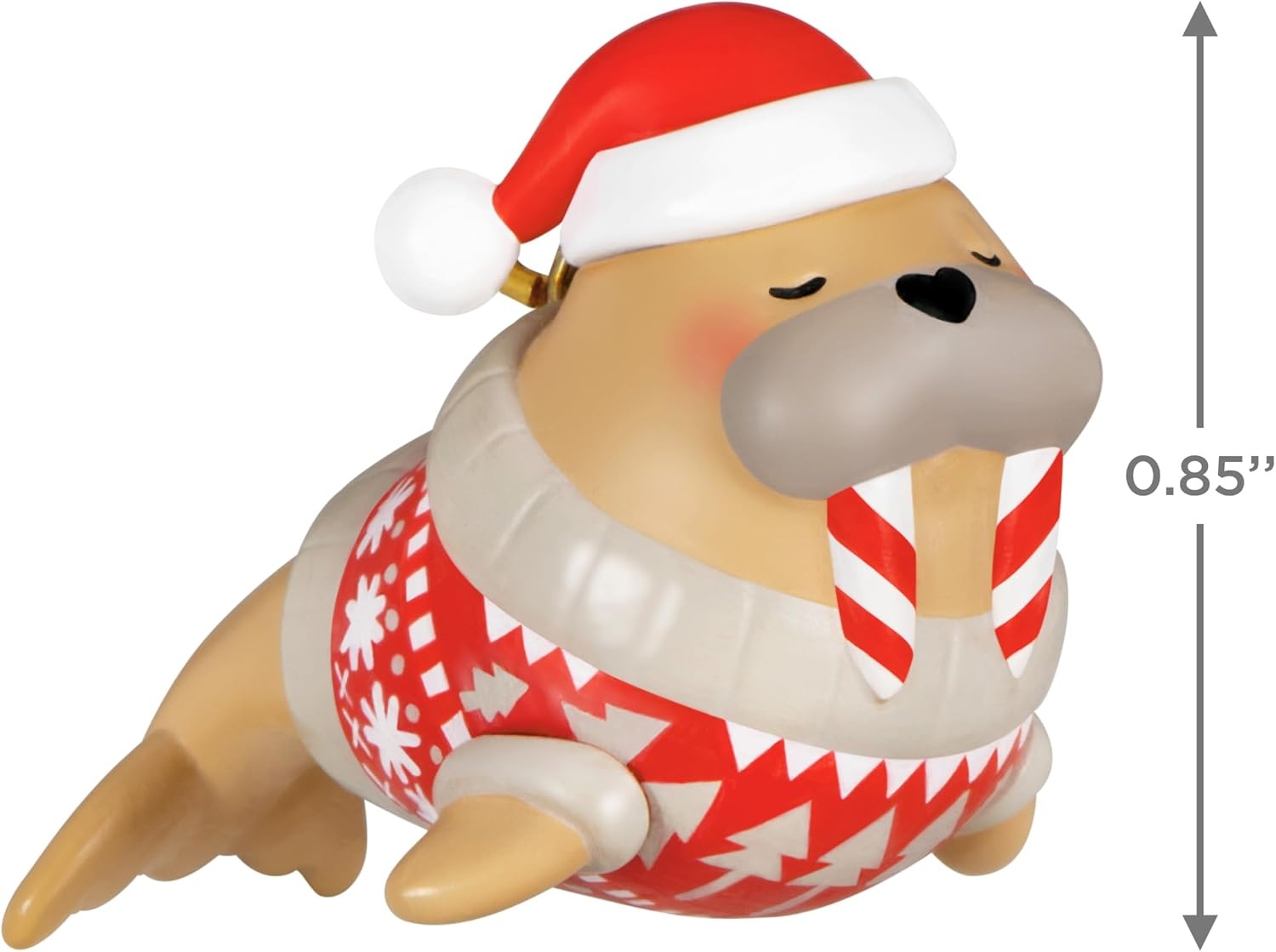 image:imageHallmark Keepsake 085 Mini Christmas Ornament 2024 Festive Flippered Friend Gifts for Animal LoversFestive Flippered