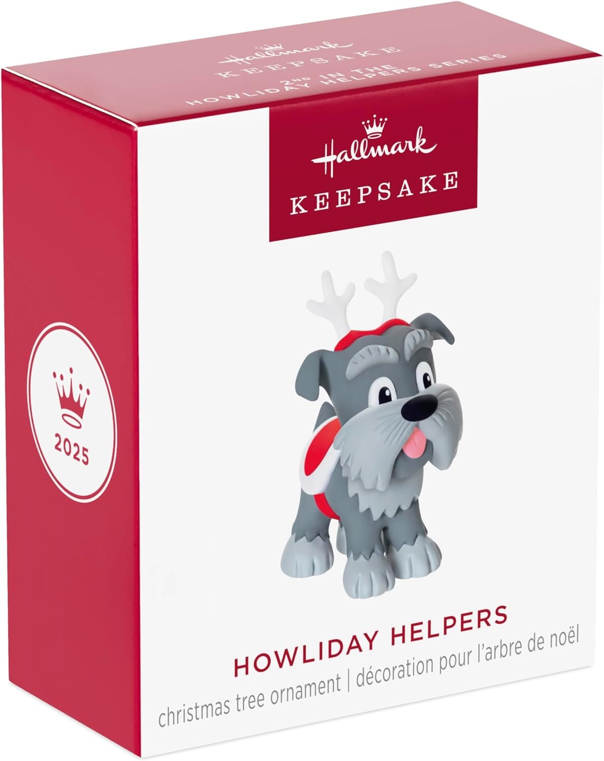 image:imageHallmark Keepsake 109 Mini Christmas Ornament 2024 Howliday Helpers Gifts for Animal Lovers2025 Howliday Helpers