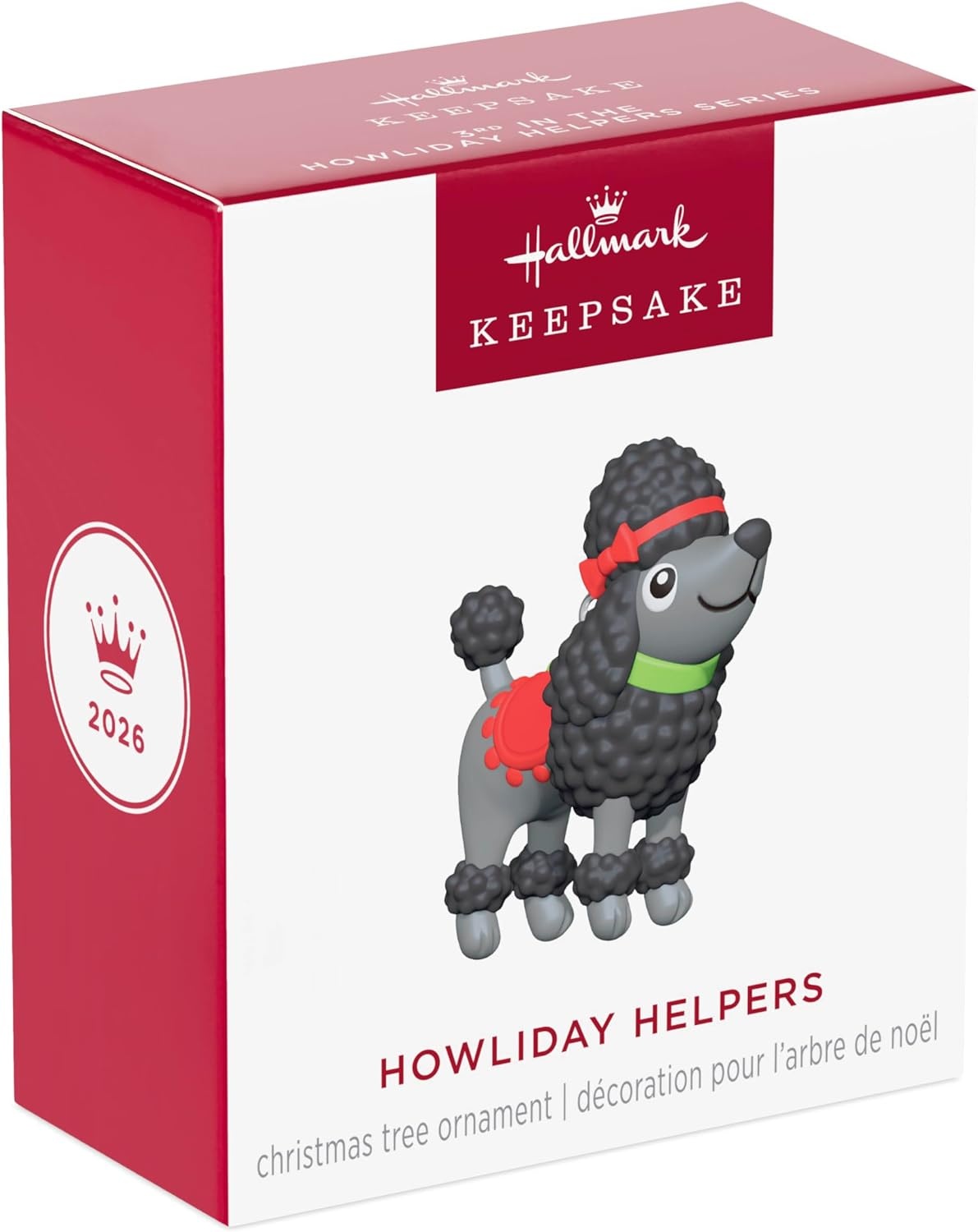 image:imageHallmark Keepsake 109 Mini Christmas Ornament 2024 Howliday Helpers Gifts for Animal Lovers2026 Howliday Helpers