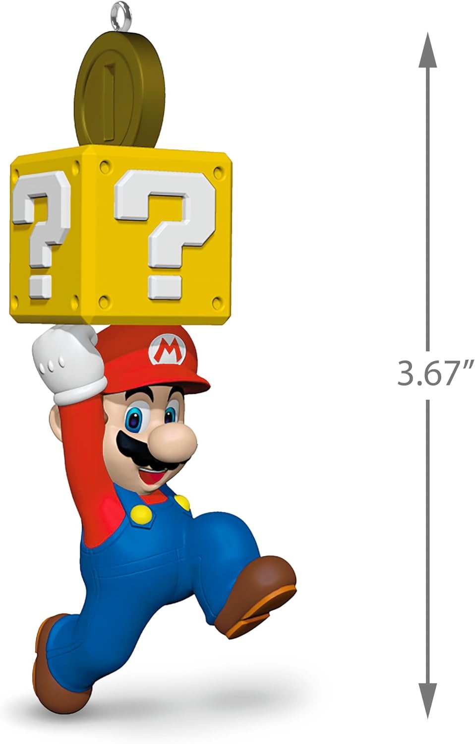 image:imageHallmark Keepsake Christmas Ornament 2024 Nintendo Super Mario Powered Up With Mario Propeller Mario Gifts for GamersSuper Mario with Question Block