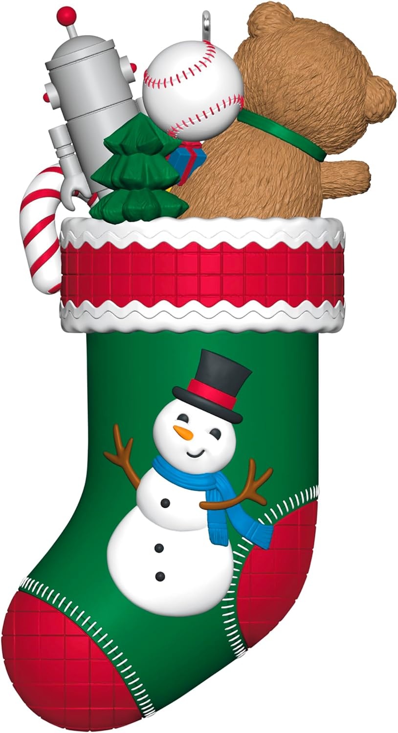 image:imageHallmark Keepsake Christmas Ornament 2024 Santa with Toys Santa Collectors Gifts2026 Stocking Stuffers