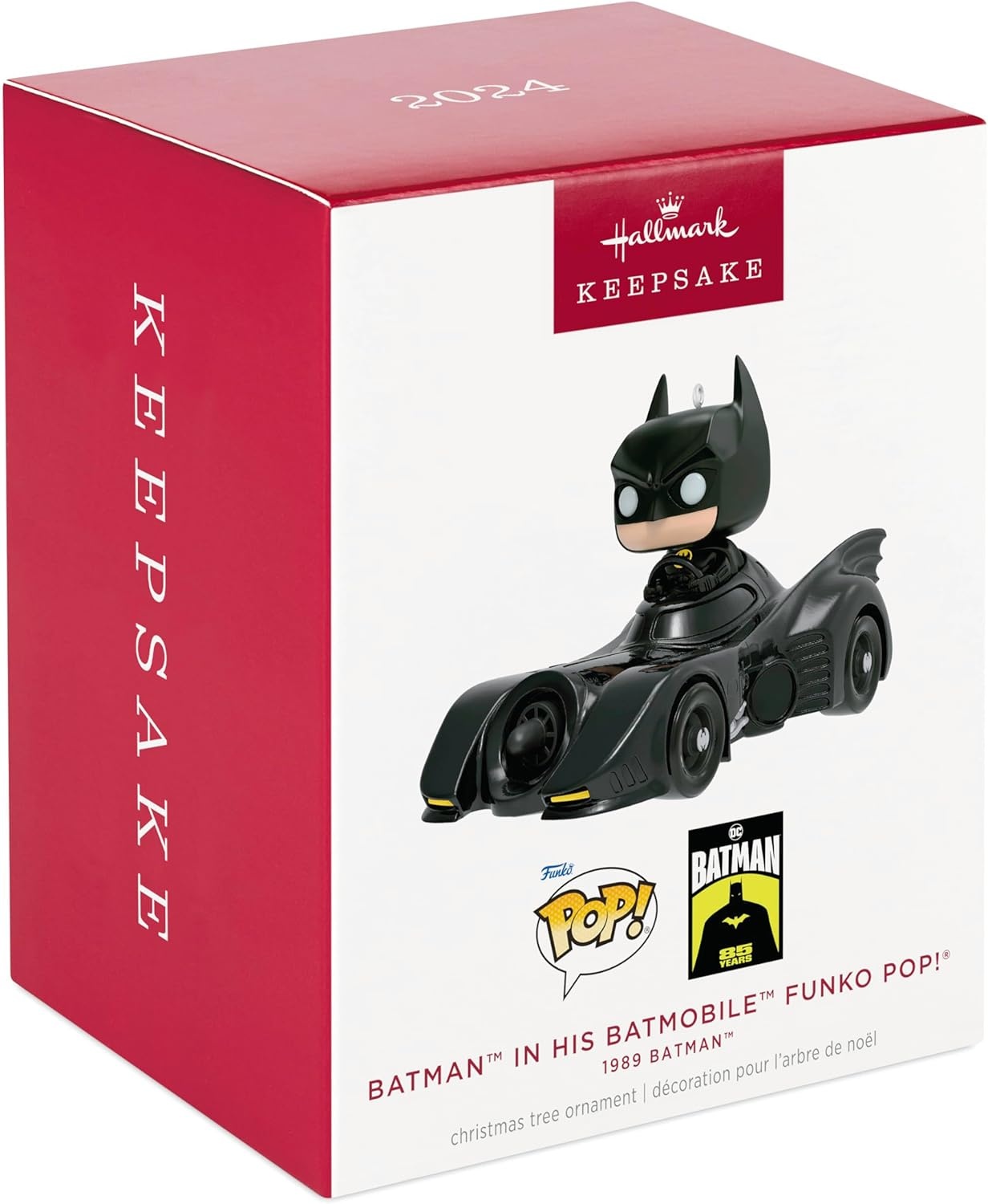 image:imageHallmark Keepsake Christmas Ornament Batman The Classic TV Series Behind the BatShield Gifts for DC Comics Fans1989 Batman
