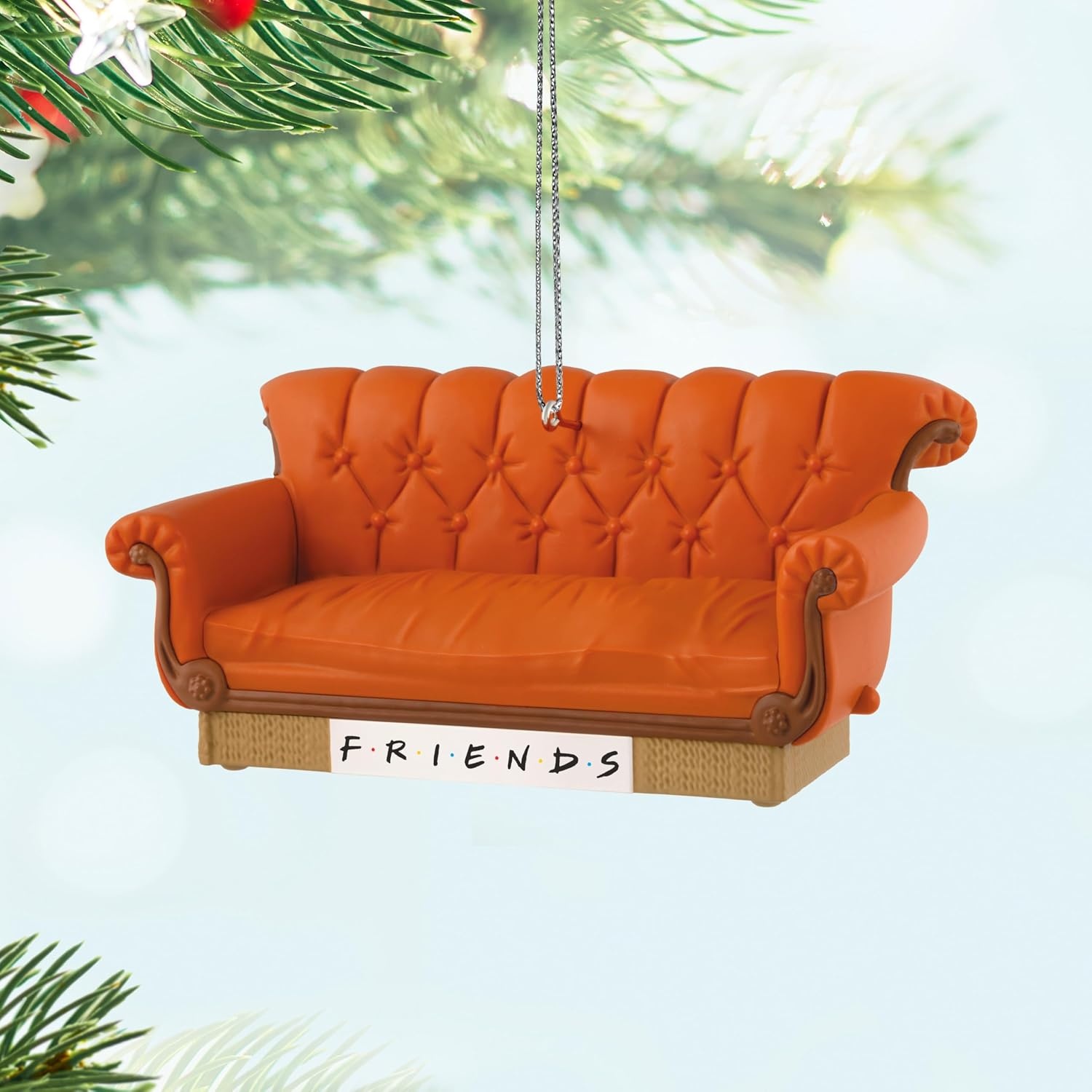 image:imageHallmark Keepsake Christmas Ornament Friends Central Perk Couch with Sound Friends TV Show GiftsCentral Perk Couch
