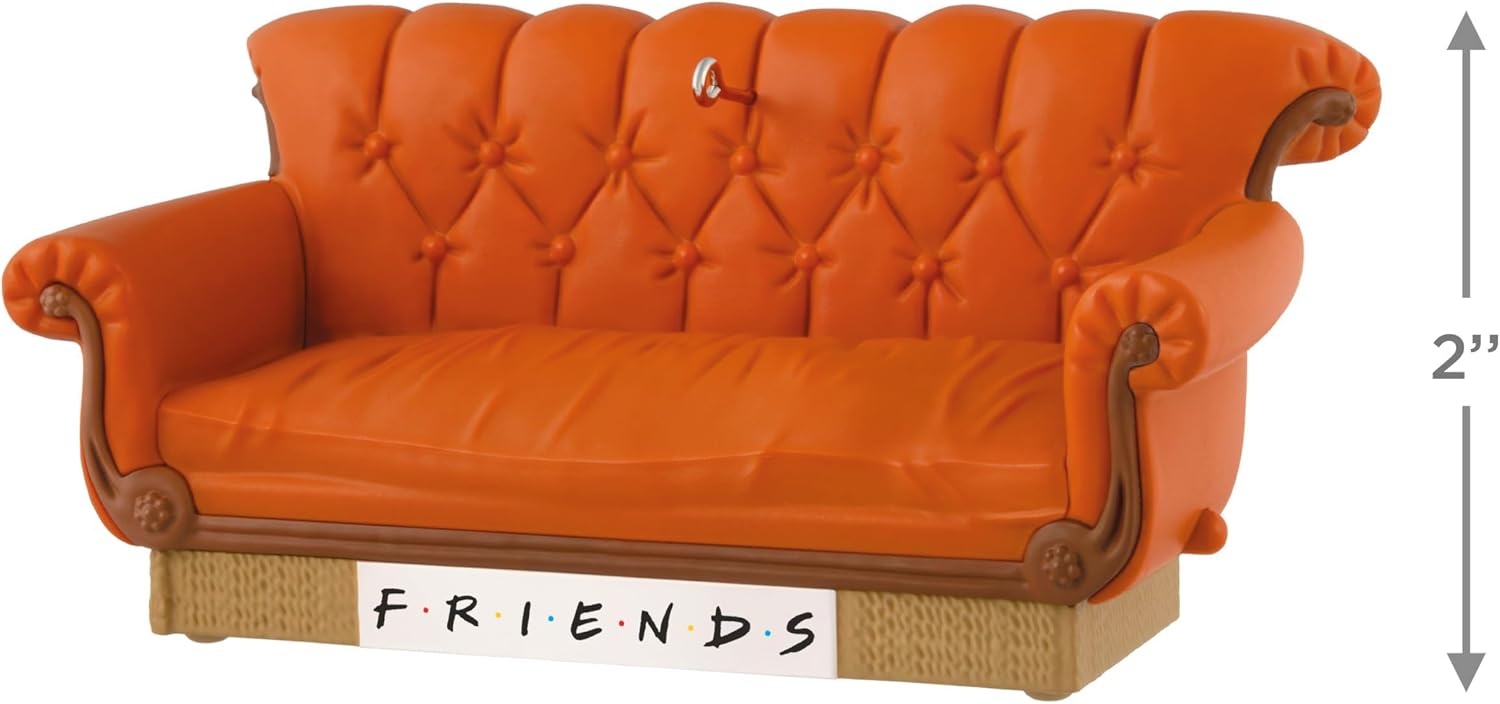 image:imageHallmark Keepsake Christmas Ornament Friends Central Perk Couch with Sound Friends TV Show GiftsCentral Perk Couch