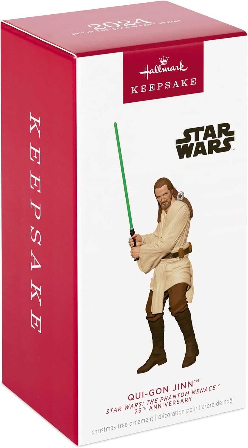 image:imageHallmark Keepsake Star Wars Christmas Ornament Revenge of the Sith Execute Order 66 with Light and SoundQuiGon Jinn