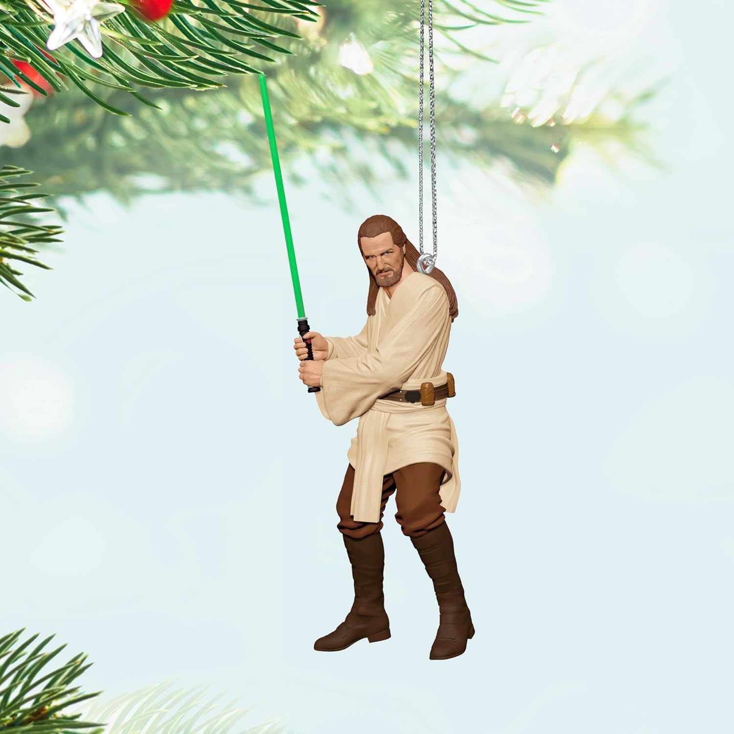 image:imageHallmark Keepsake Star Wars Christmas Ornament Revenge of the Sith Execute Order 66 with Light and SoundQuiGon Jinn