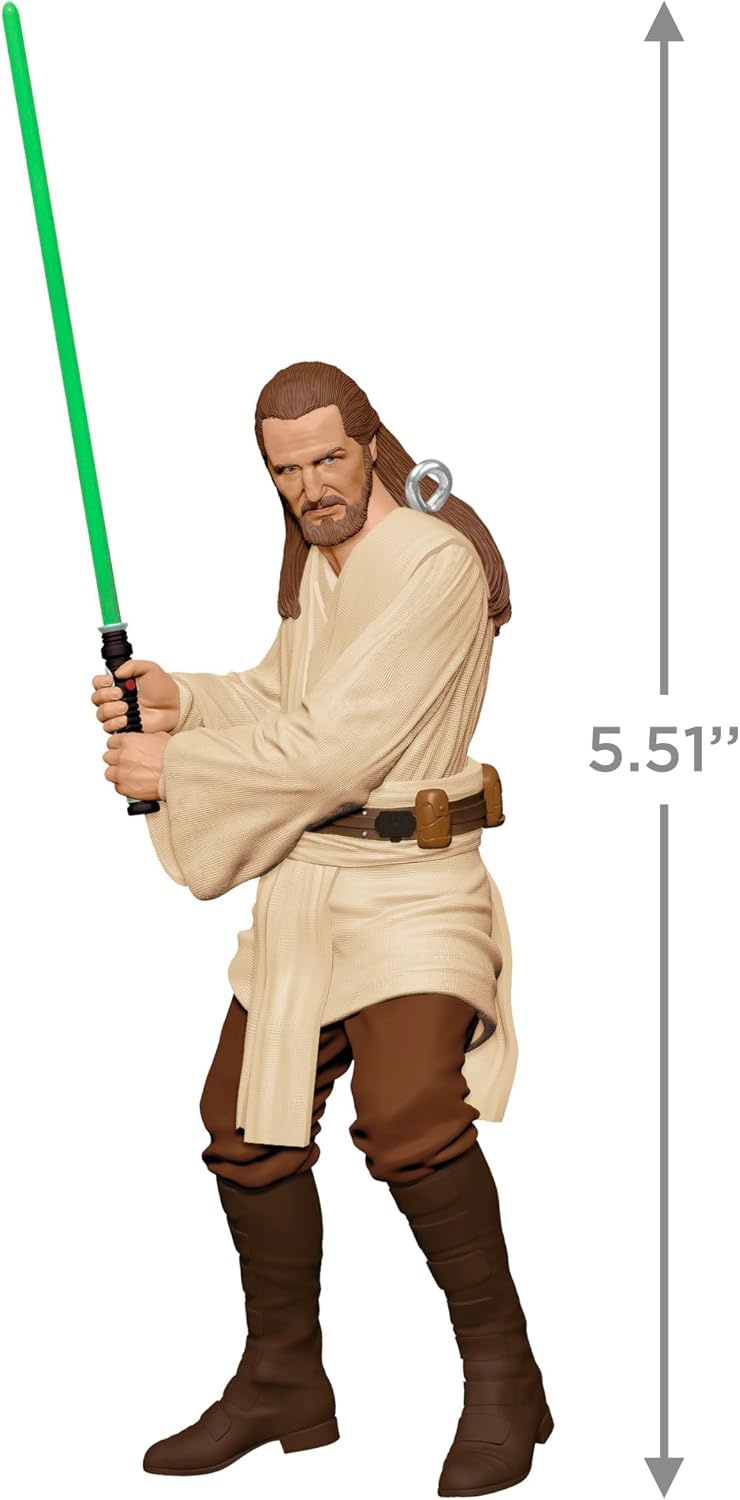 image:imageHallmark Keepsake Star Wars Christmas Ornament Revenge of the Sith Execute Order 66 with Light and SoundQuiGon Jinn