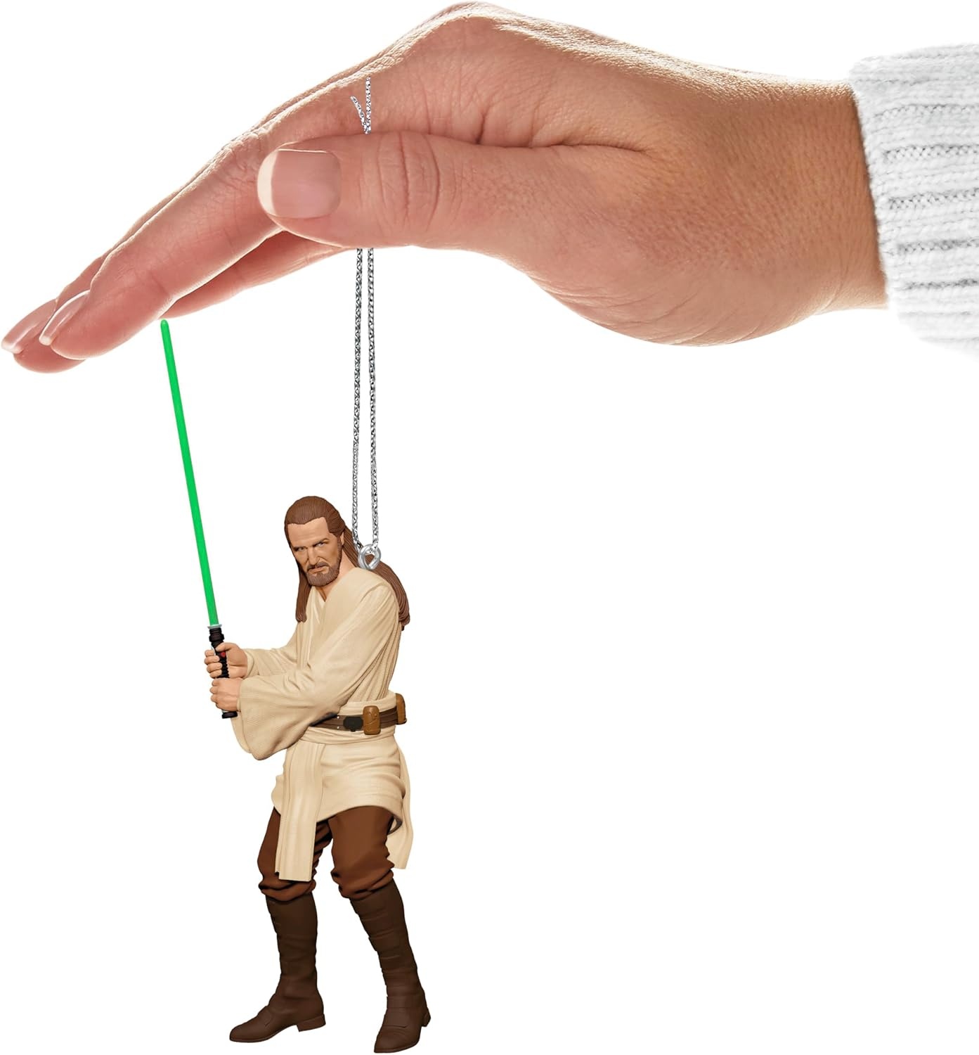 image:imageHallmark Keepsake Star Wars Christmas Ornament Revenge of the Sith Execute Order 66 with Light and SoundQuiGon Jinn