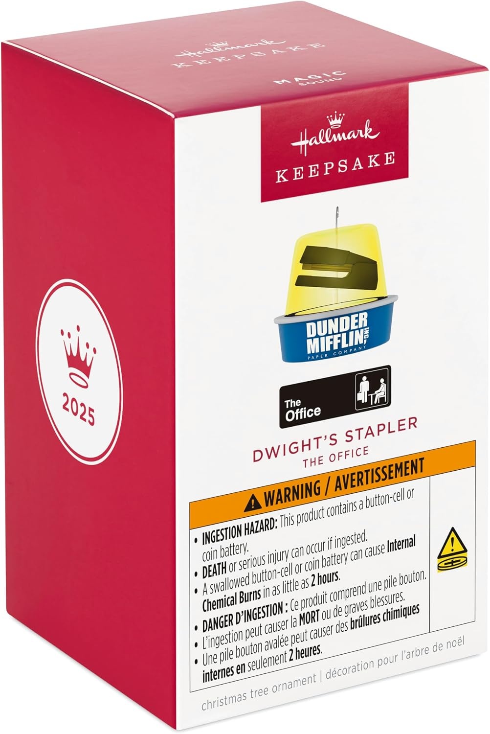 image:imageHallmark Keepsake The Office Christmas Ornament Dwights Stapler with Sound TV Show GiftsDwights Stapler