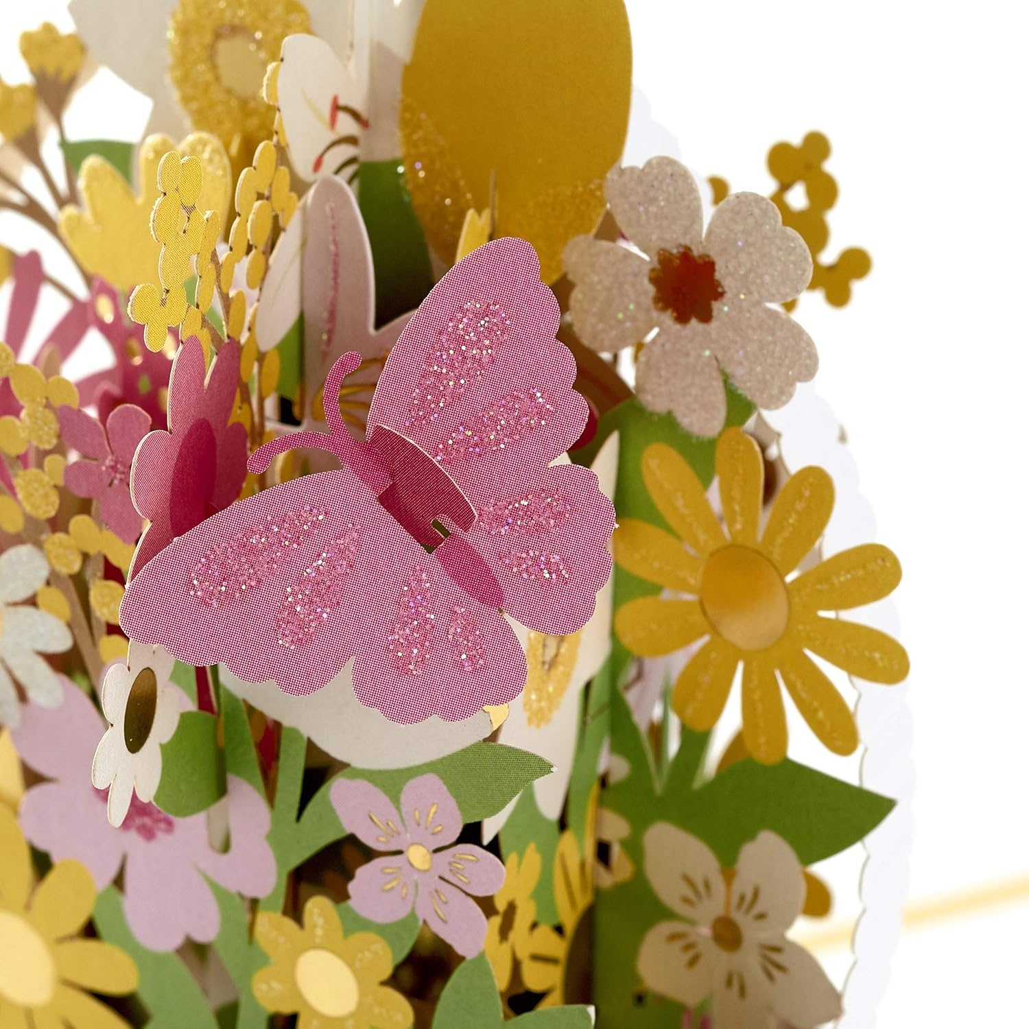image:imageHallmark Signature Paper Wonder Mothers Day Pop Up Card All Time BestYellow Pink and White