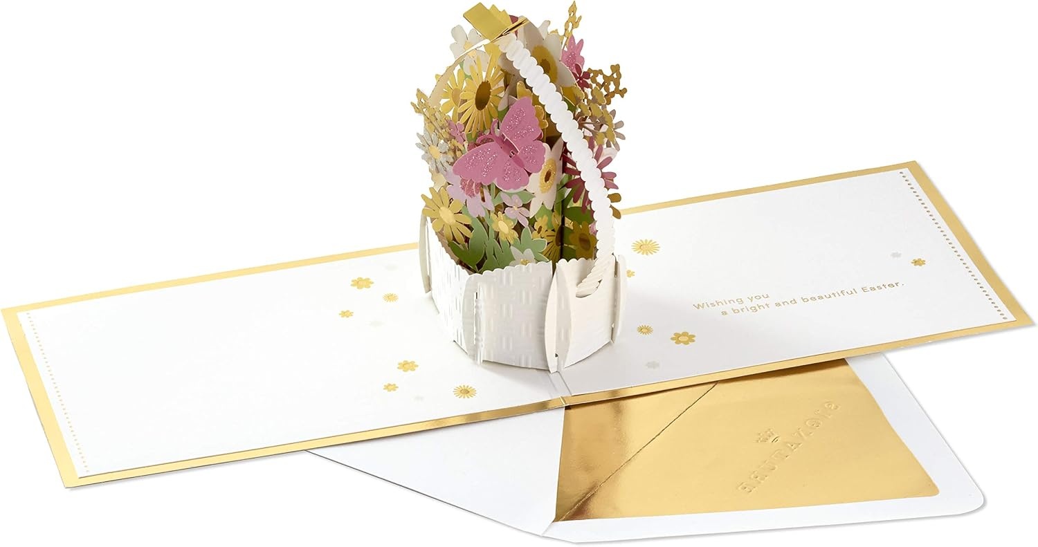 image:imageHallmark Signature Paper Wonder Mothers Day Pop Up Card All Time BestYellow Pink and White