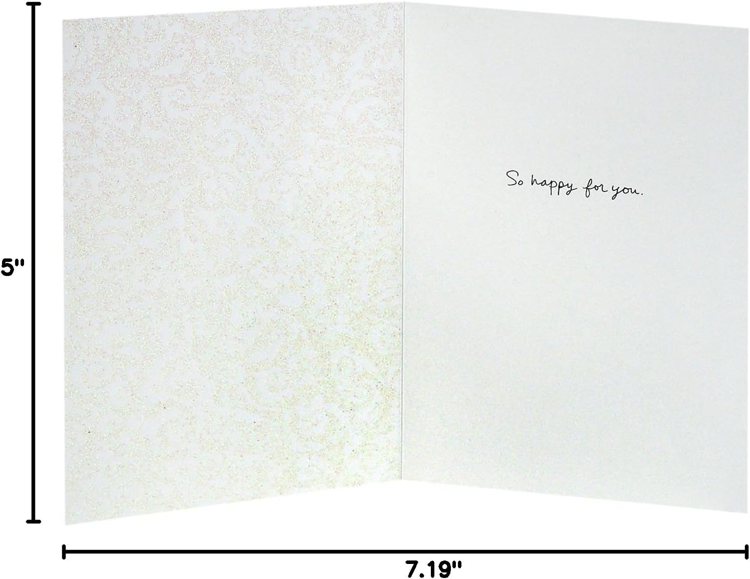 image:imageHallmark Signature Wedding Card Engagement Card or Bridal Shower Card Here Comes the Bride 699RZH6205