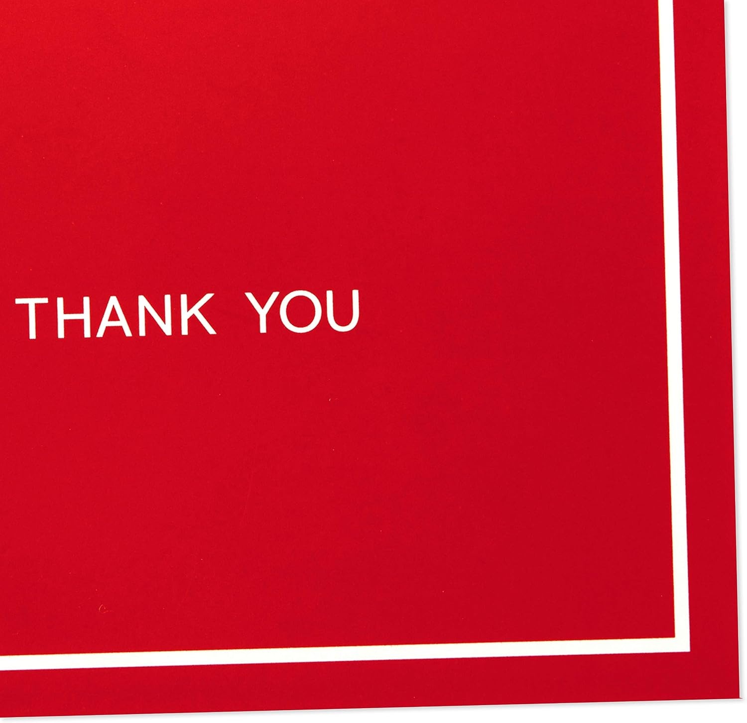 image:imageHallmark Thank You Cards Assortment Red Green Blue Black Orange 50 Cards for Business Weddings Baby Showers Bridal Showers All OccasionMulticolor
