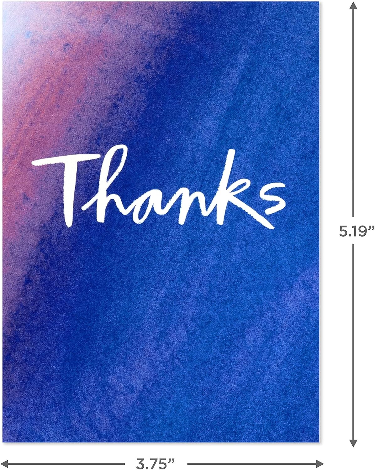 image:imageHallmark Thank You Cards Assortment Watercolor Thanks 48 Cards with Envelopes for Baby Showers Wedding Bridal Showers All OccasionWater Color