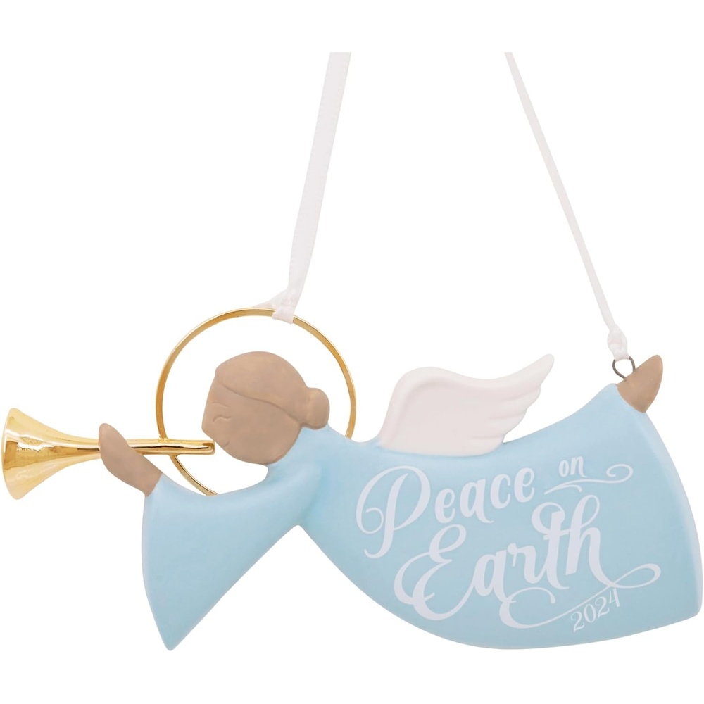image:imageHallmark Angel Peace on Earth 2024 Christmas Ornament Premium PorcelainPeace on Earth Angel