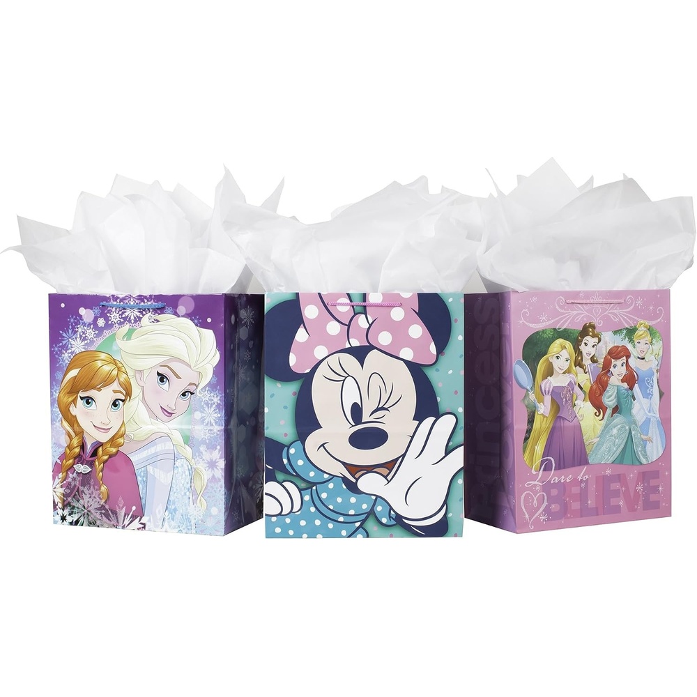 image:imageHallmark Bluey Christmas Red and Green Gift Bag Bundle 2 Bags 10 Large Horizontal and 15 Extra Large for Kids Grandchildren Boys GirlsDisney
