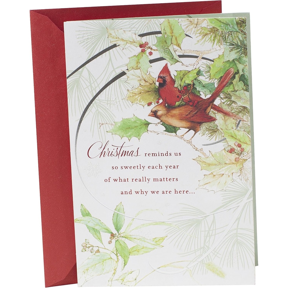 image:imageHallmark Christmas Card Thinking of You SnowflakesThinking of You Cardinals