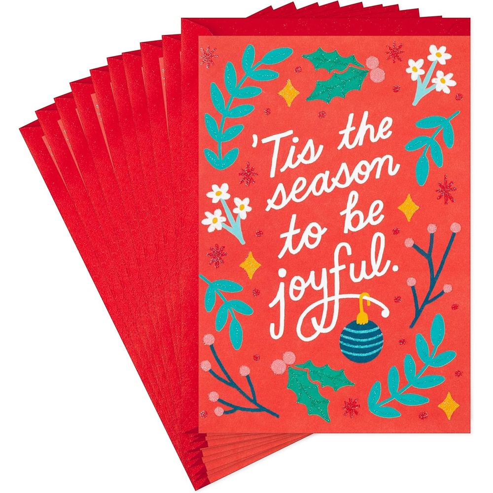 image:imageHallmark Christmas Cards 4 Cards with Envelopes Hallmark Channel Christmas Movie BingoJoys of the Season  Pack of Cards