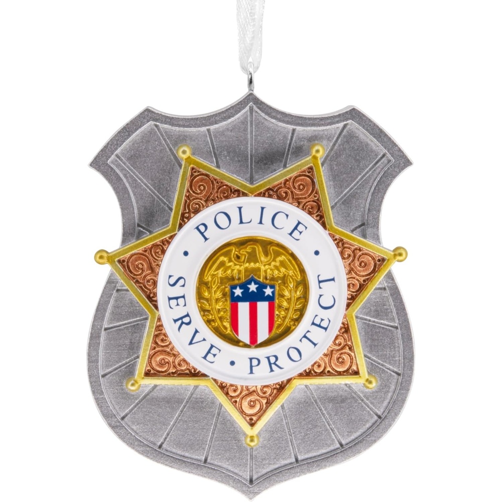 image:imageHallmark Christmas Ornament Police Badge Ornament Law Enforcement Gifts