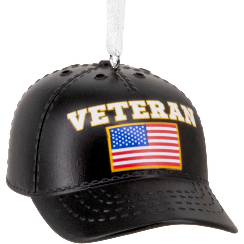 image:imageHallmark Christmas Ornament Veteran Hat Ornament Military Gifts