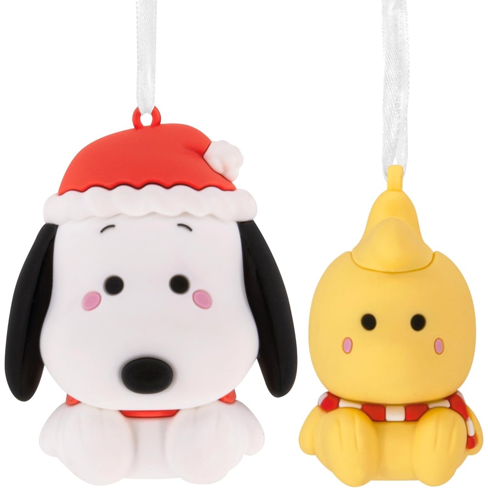 image:imageHallmark Christmas Ornaments Better Together Peanuts Holiday Snoopy and Woodstock Magnetic Ornaments Set of 2 Gifts for Peanuts Fans