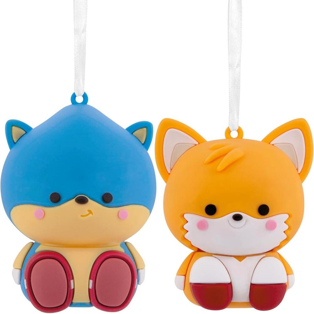 image:imageHallmark Christmas Ornaments Better Together Sonic the Hedgehog and Tails Magnetic Ornaments Set of 2 Gifts for GamersSonic  Tails