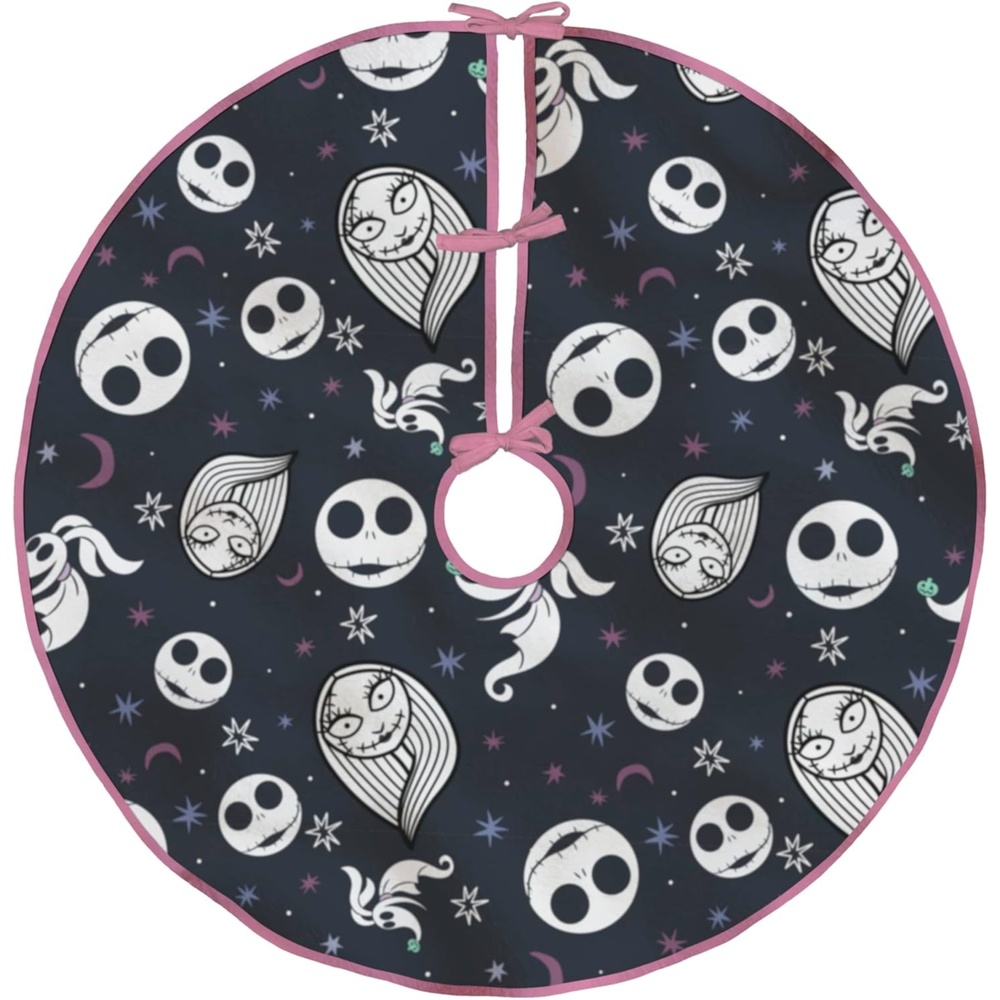 image:imageHallmark Christmas Tree Skirt Disney Tim Burtons The Nightmare Before Christmas Tree Skirt 48 Fabric Gifts for Disney Fans