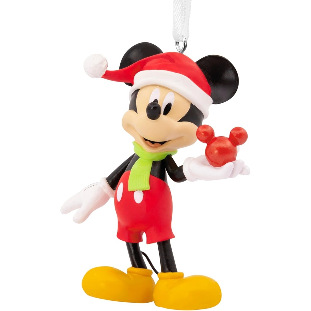 image:imageHallmark Disney Mickey Mouse Mystery Christmas Ornaments Shatterproof Set of 2Mickey Holding Ornament