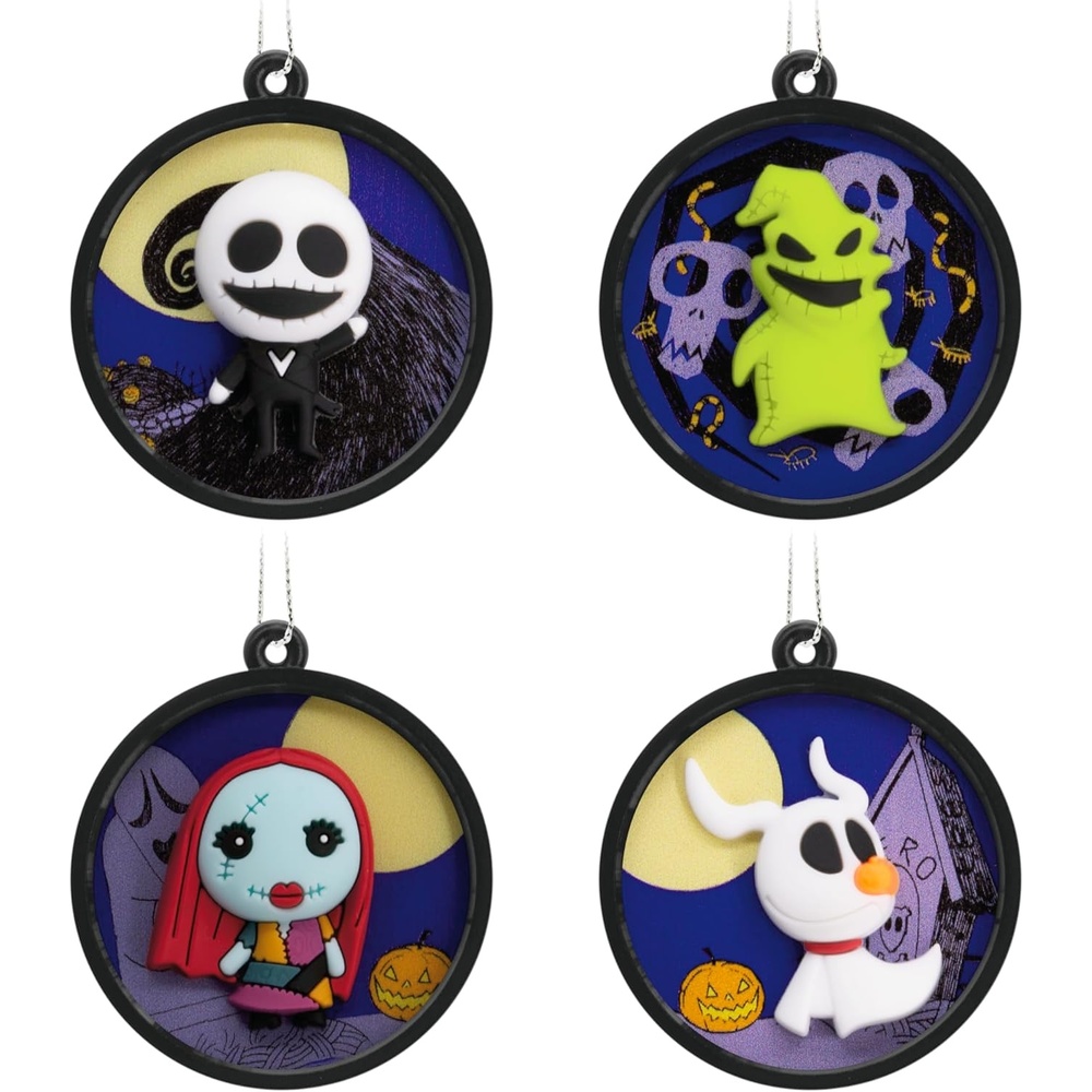 image:imageHallmark Disney Tim Burtons The Nightmare Before Christmas Mini Christmas Ornaments Shatterproof Set of 6Set of 4