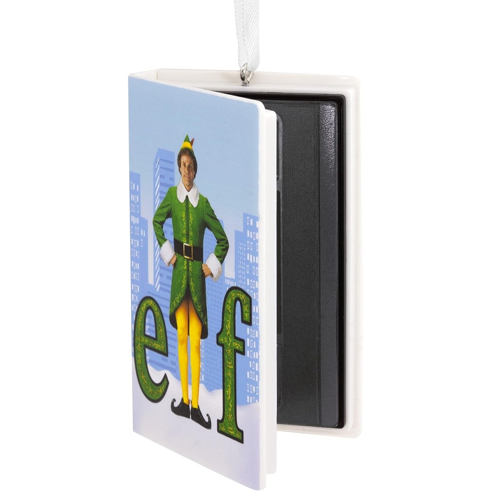 image:imageHallmark Elf Buddy The Elf Singing Christmas OrnamentElf Movie Retro Video Cassette