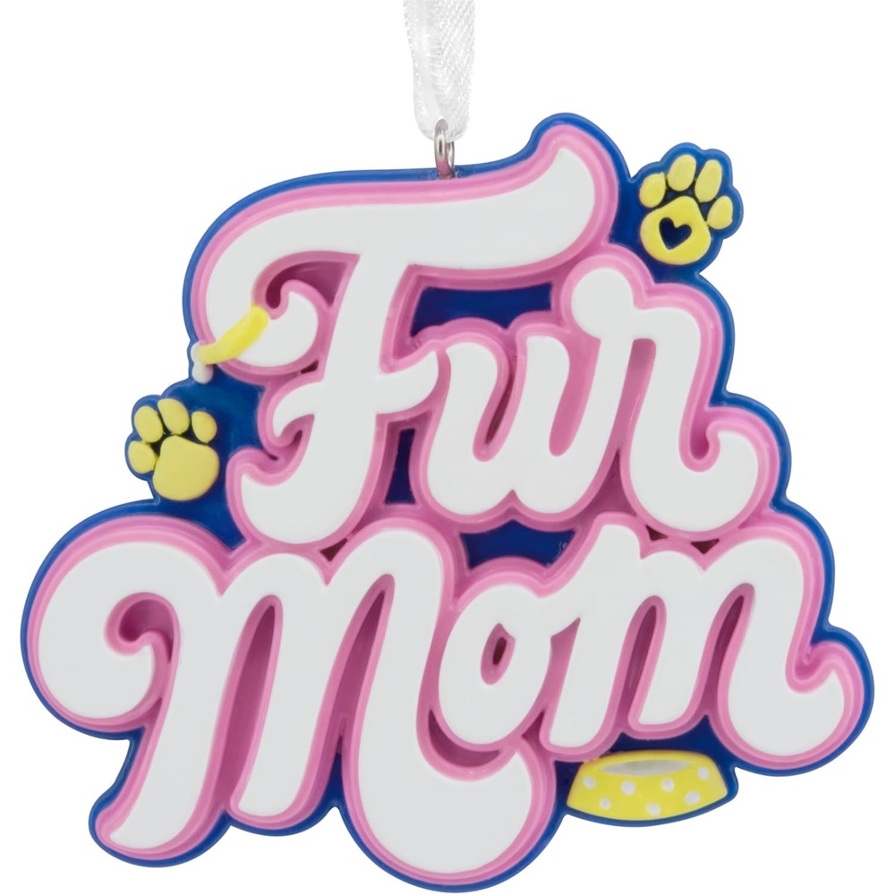 image:imageHallmark Fur Mom Word Art Christmas Ornament