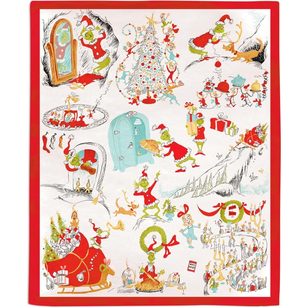 image:imageHallmark Gilmore Girls Stars Hollow Map Throw Blanket Birthday for Moms Daughters Teens 50 x 60How the Grinch Stole Christmas