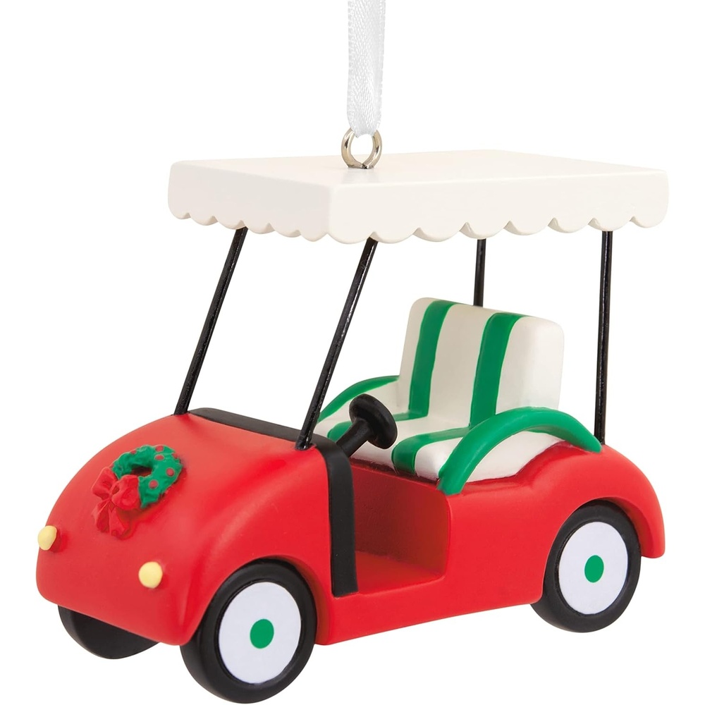 image:imageHallmark Golf Cart Resin Christmas Ornament 0001HGO3098Golf