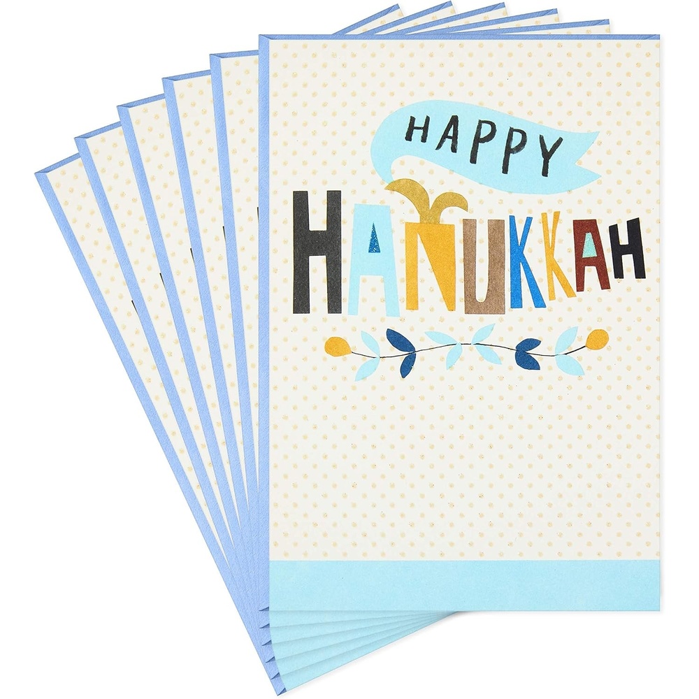 image:imageHallmark Holiday Cards for Christmas Hanukkah and Kwanzaa 6 Cards with EnvelopesHappy Hanukkah  6 Cards With Envelopes