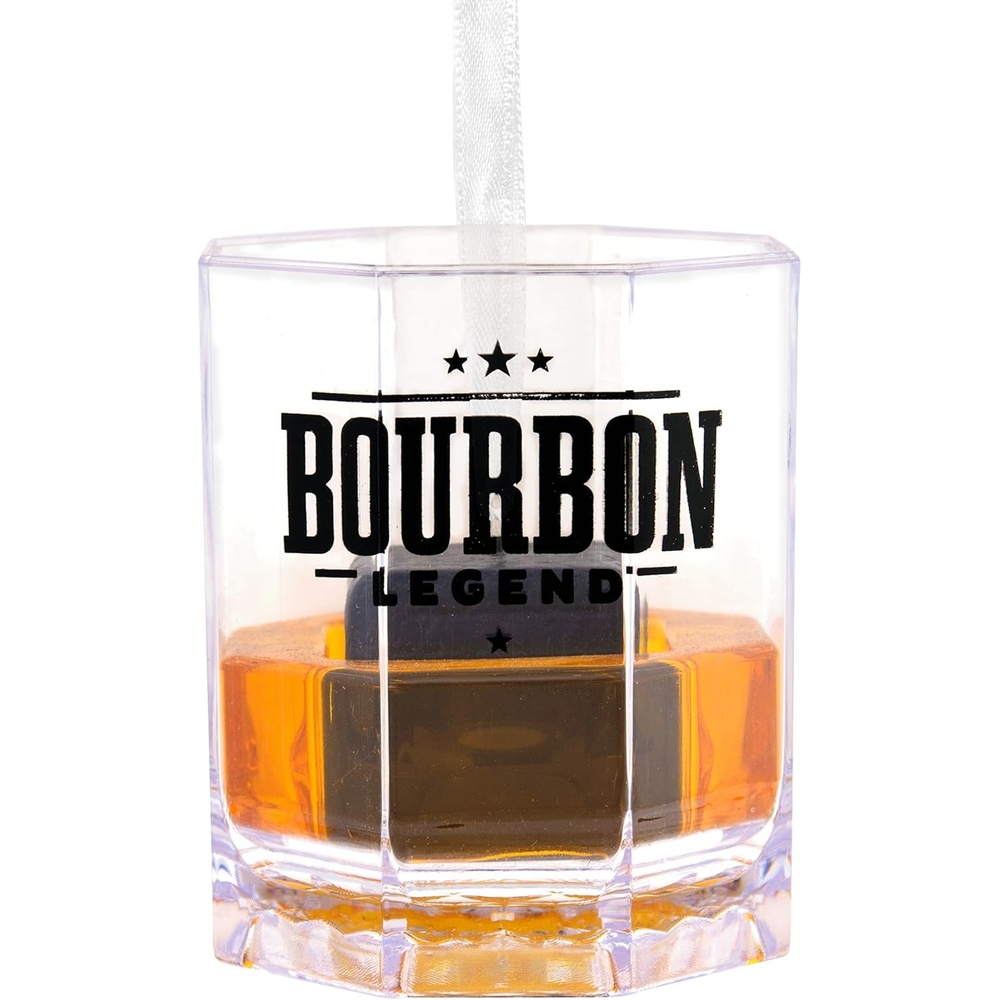 image:imageHallmark Holiday Wine Goblet Christmas OrnamentBourbon Legend Lowball Glass