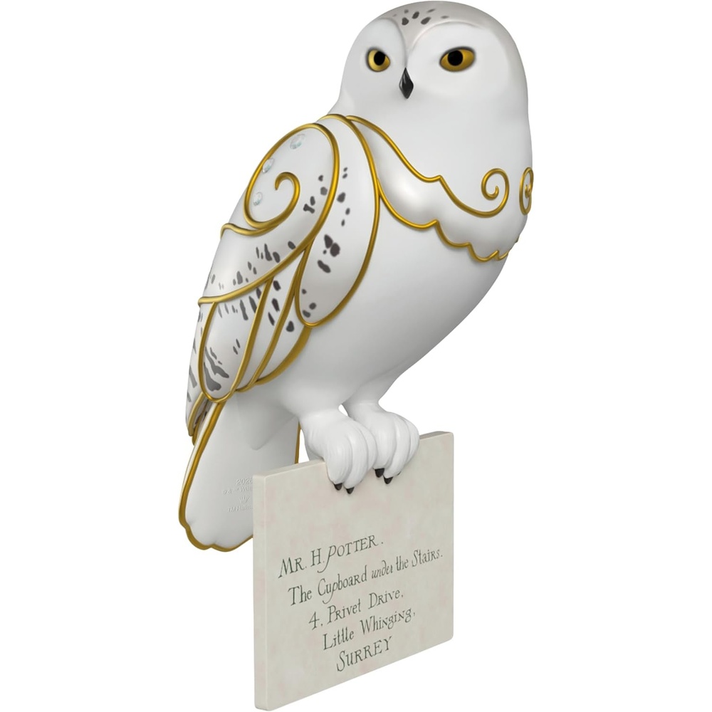 image:imageHallmark Keepsake Christmas Ornament 2023 Harry Potter Ornament Dobby the HouseElf With Sound and Motion Gifts for Harry Potter FansHedwig With Letter