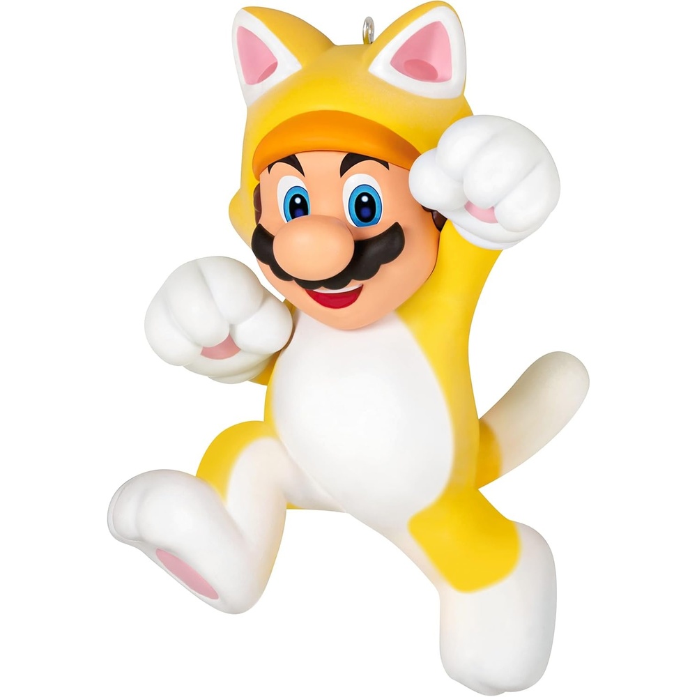 image:imageHallmark Keepsake Christmas Ornament 2023 Nintendo Super Mario Powered Up With Mario Cat Gifts for GamersPowered Up with Mario Cat