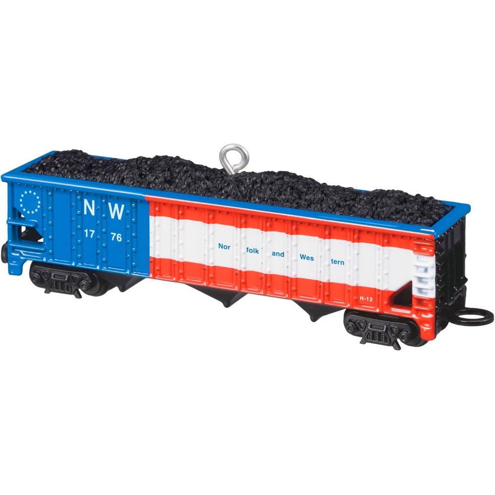 image:imageHallmark Keepsake Christmas Ornament 2024 Lionel Union Pacific Rotary Bathtub Gondola Metal Gifts for Train LoversLionel Norfolk  Western Coal Hopper