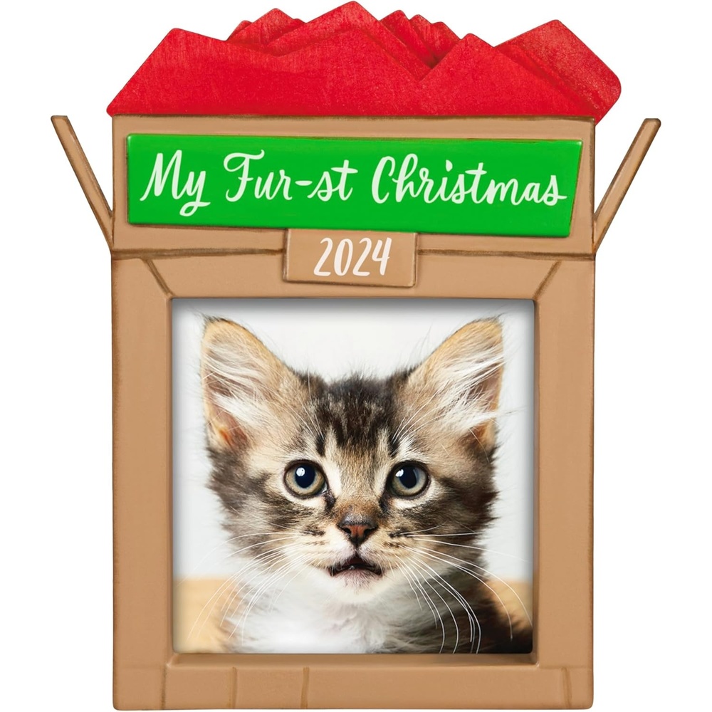 image:imageHallmark Keepsake Christmas Ornament 2024 Pets Furst Christmas 2024 Photo Frame Pet Gifts2024 My Furst Christmas