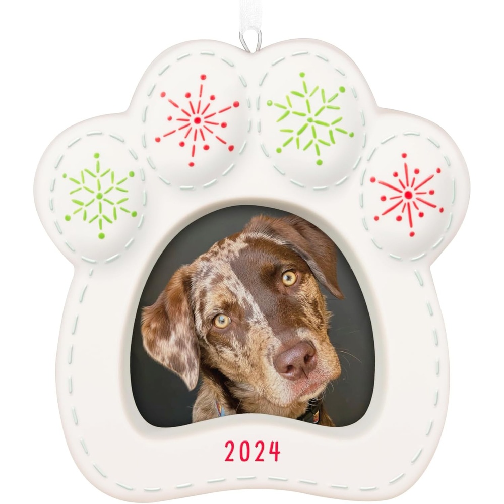 image:imageHallmark Keepsake Christmas Ornament 2024 Puppy Love Poodle 2024 Gifts for Animal Lovers2024 Happy Dog Photo Frame