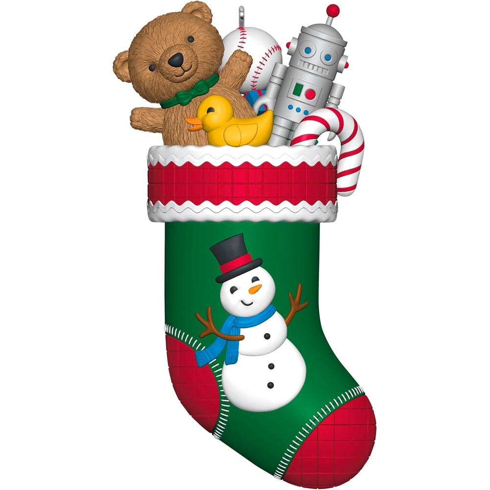 image:imageHallmark Keepsake Christmas Ornament 2024 Santa with Toys Santa Collectors Gifts2026 Stocking Stuffers